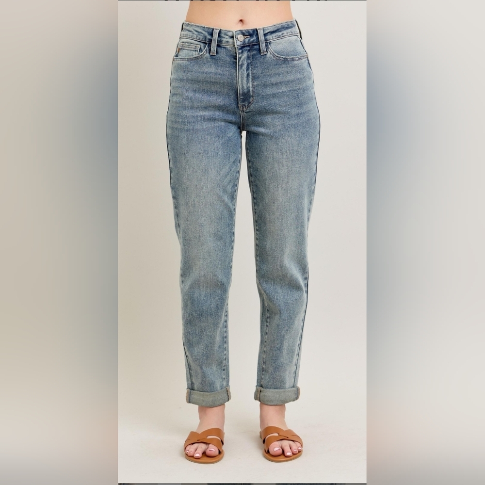 Judy Blue Hi Waist Boyfriend Jeans